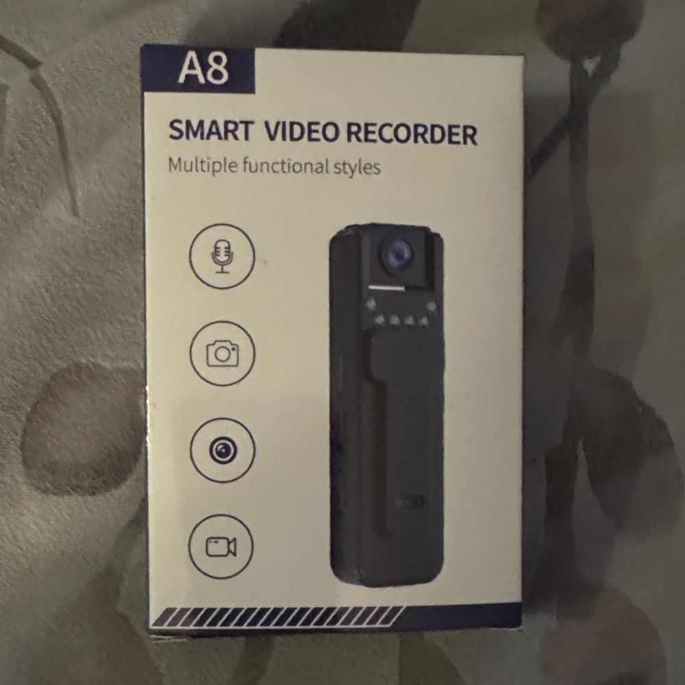 A8 Black Smart Video Recorder
